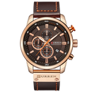 Relógio Curren Magnatta Masculino de Couro